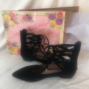 Jeffrey Campbell Women’s Suede lace up